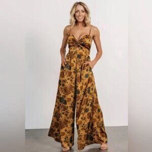 Satin Wide Leg Jumpsuit